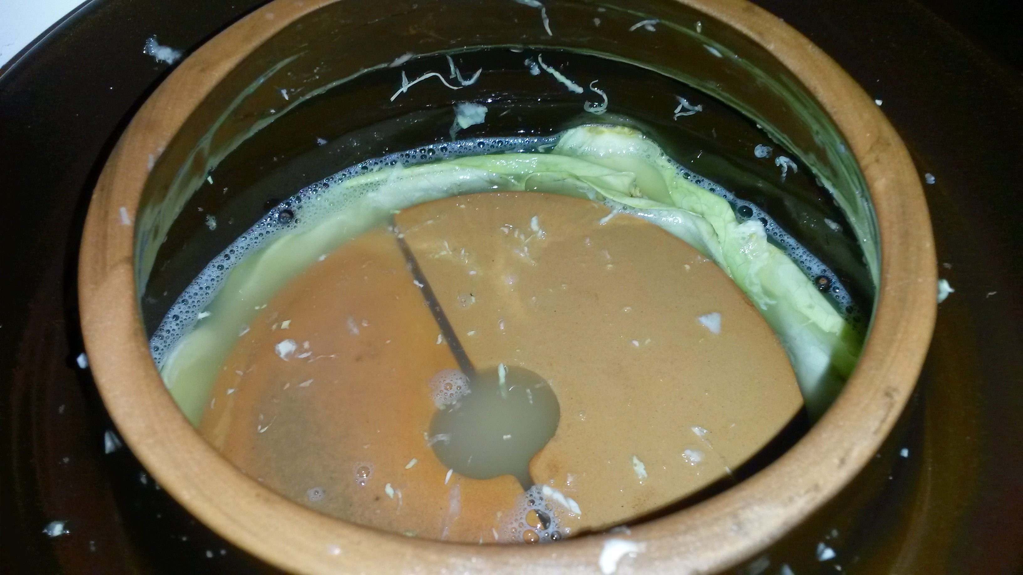 choucroute en fermentation